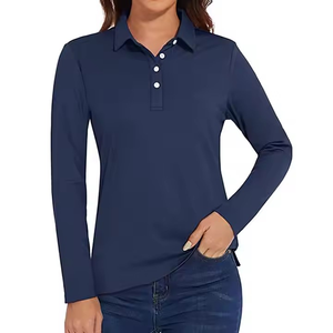 Wholesale Custom Design Embroidery Polo t Shirts for Women Women Polo Shirts High Quality Polo Shirts <b>No</b> <b>logo</b> Custom - Product Image 1