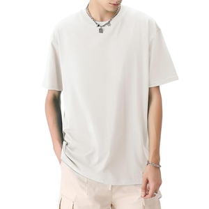 Premium 100% algodón de gran tamaño Heavyweight Camiseta de manga corta patrón sólido en Bangladesh para impresiones personalizadas o clásico liso - Product Image 1