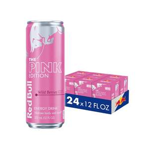 RedBull Sabor Cereza Color Natural con 114 mg de Cafeína, Taurina y Vitaminas B Carbonatadas Power Energy 12 Fl Oz Paquete de 12 Latas - Product Image 2