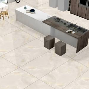 กระเบื้องพอร์ซเลนพิมพ์ลายดิจิทัลลายหินอ่อนธรรมชาติมันวาวสำหรับร้านอาหาร - Product Image 1