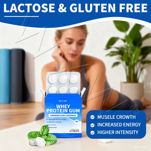 Özel Whey <span class=keywords><strong>Protein</strong></span> Çiğnenebilir Şekerleme Sakızı OEM ODM Özel Etiket Enerji Takviyesi - Product Image 6