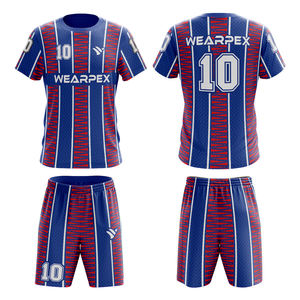 Conjunto de Uniforme de Fútbol - Transpirable, Ligero, de Secado Rápido, 100% Poliéster, Personalizable, Servicio OEM, Alta Calidad para el Máximo Rendimiento - Product Image 1
