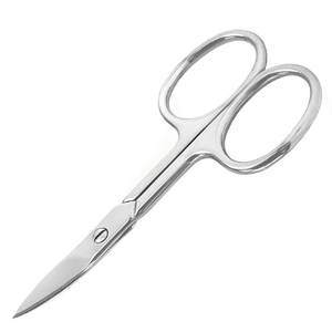 Ciseaux à cuticules incurvés en acier inoxydable professionnels pour gaucher, logo personnalisé, outil de beauté classique pour une utilisation étendue, pointe aiguë - Product Image 6