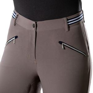 Impresionantes Pantalones de mujer antideslizantes 360, pantalones elásticos de tela de alta tecnología, ropa ecuestre, pantalones de equitación personalizados al por mayor - Product Image 4