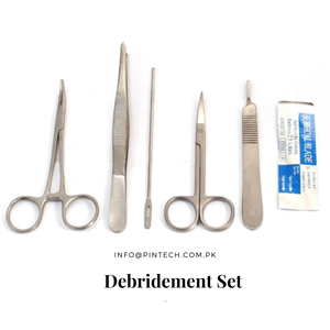 Kit de Cirugía de Desbridamiento Médico Profesional, Juego de Instrumentos de Acero Inoxidable para el Cuidado de Heridas - Product Image 2