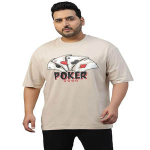 T-shirt vierge 100% coton personnalisé de haute qualité OEM/ODM T-shirt épais à col rond tendance pour hommes - Product Image 1