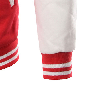 Vestes universitaires ODM pour hommes de haute qualité 100% laine personnalisée manches longues taille CollegeBaseballjacket pour hommes - Product Image 6