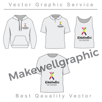 Services de conception graphique les moins chers comme la conception de broderie, le logo vectoriel pour l'impression de t-shirts, les patchs, le logo gravé en métal