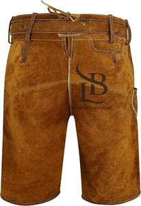 Traje Bávaro Alemán para el Oktoberfest, Estilo Urbano, Lederhosen Negro, Cintura Media, Transpirable, Talla Grande para Fiesta de la Cerveza - Product Image 2