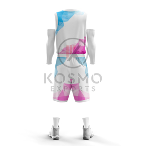 เครื่องแบบบาสเก็ตบอลชุดบาสเก็ตบอลสำหรับเยาวชนเครื่องแบบทีมใหม่ดีไซน์ไม่ซ้ำใครออกแบบได้ตามต้องการ - Product Image 2