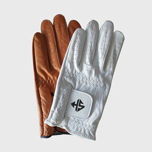 Guantes de Golf Deportivos de Piel de Oveja para Hombre, Logotipo Personalizado de Alta Calidad OEM, Cuero Genuino Duradero de Primera Calidad, Antideslizantes, Transpirables, para Mano Izquierda - Product Image 6