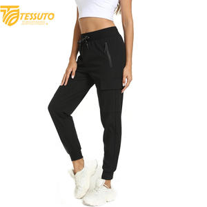 กางเกงคาร์โก้เอวสูงสำหรับผู้หญิง กางเกงลำลอง 6 กระเป๋า - Product Image 2