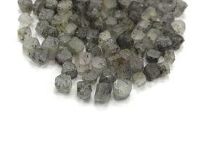 50ชิ้นขนาดหยาบเล็กๆที่ไม่ผ่านการบำบัดหินอุดมสมบูรณ์4-6มม. เครื่องประดับอัญมณีสีดำธรรมชาติที่สวยงามอัญมณีหยาบหลวม - Product Image 4