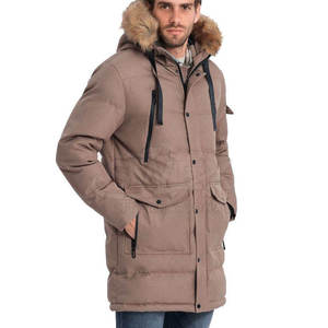 Veste parka pour homme, coupe ajustée, fabrication professionnelle, vêtements décontractés, mode, épaisse, veste parka pour homme d'extérieur avec personnalisation - Product Image 2