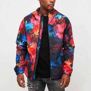 Chaqueta Cortavientos Reversible con Logotipo Personalizado, Chaqueta Anorak para Hombre, Manga Larga, Corte Regular, Cálida - Product Image 3