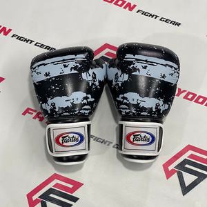Nouvelle conception, gants de boxe Fairtex entièrement imprimés, en cuir de vache véritable, rembourrage confortable, sparring, MMA, arts martiaux - Product Image 2