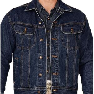 Manufacturer Direct Custom <b>Men's</b> <b>Jeans</b> Jackets Comfortable Cotton Denim Winter <b>Shirts</b> Good Quality Private Label Plus 6XL Autumn - Product Image 3