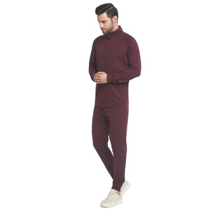 Wholesale Customized Men's Casual Fashion <b>Track</b> <b>Suit</b> Highest Quality with Hooded Collar Solid Pattern for Winter-TIV-WT-59 - Product Image 3