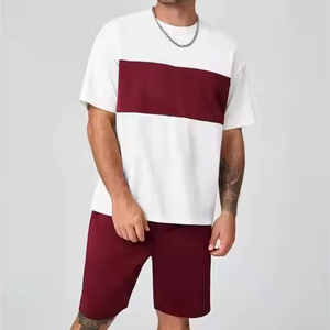 DAKHA SPORTS Conjunto de Camiseta y Pantalones Cortos de Verano para Hombre, Dos Tonos, Ecológico, de Secado Rápido, Transpirable, Tejido de Punto de Algodón/Poliéster - Product Image 4