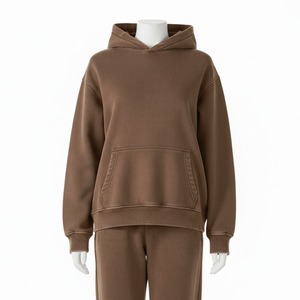 Custom Screen printing <b>Acid</b> <b>Wash</b> Hoodie Streetwear Drop Shoulder Sweatshirt for Unisex - Product Image 3