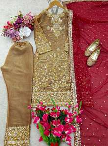 Tennecy เสื้อทำงานปักเลื่อมผ้าไหมจิมมี่แฟนซีผู้หญิงพร้อมสีไวน์ - Product Image 6