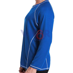 Fournisseur direct d'usine MMA Rush Guard pour hommes sur mesure Simple plaine vierge hommes Rash Guards pour la vente en ligne personnalisé - Product Image 3