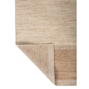 พรมทอมือลายเส้นสีเบจและสีน้ำตาลทรงสี่เหลี่ยมผืนผ้าขนาดใหญ่สำหรับห้องนั่งเล่นและห้องนอน-สไตล์คลาสสิกทำมือสำหรับวัยรุ่น - Product Image 5