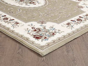 พรมตุรกีหรูหรา ผลิตด้วยเครื่องจักร รุ่น Laila สีเบจ สำหรับห้องนั่งเล่น คุณภาพพรีเมียม จากผู้ผลิตในเมืองกาเซียเตป - Product Image 3