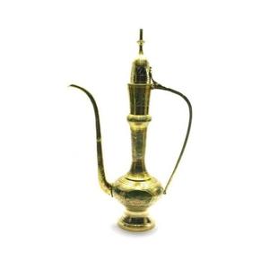 Surahi de Latón Puro Vintage de Alta Calidad con Grabado y Acabado Pulido para Uso en la Cocina, Artículo de Cocina Árabe Antiguo - Product Image 4