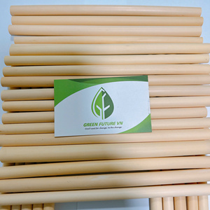 Pailles en bambou naturel de taille personnalisée, réutilisables, biodégradables, pour les cafés, les restaurants et les hôtels - Product Image 1