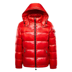 2023 Winter New Arrival <b>Men's</b> <b>Long</b> Sleeve Puffer <b>Jacket</b> Stand Collar Customized Logo Canvas Waterproof Eco-Friendly Hooded - Product Image 5