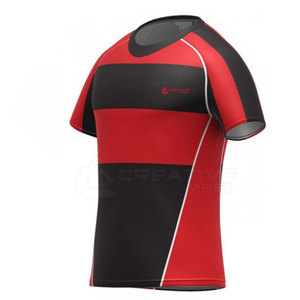 Tenues d'équipe de rugby respirantes de haute qualité, maillots et shorts personnalisables, 100% polyester, service OEM disponible au Pakistan - Product Image 5