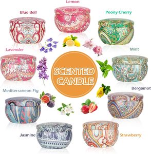 Velas Aromáticas de Cera de Soya Hechas a Mano de Lujo al por Mayor para Mujeres, Fragancia para el Hogar, Set de Regalo de Aromaterapia, Cumpleaños, Navidad, Diwali - Product Image 3