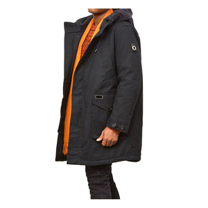 Parkas pour hommes personnalisées, hiver, chaudes, respirantes, rembourrage en laine et coton, longueur longue, imperméables, fabricant, nouvelle arrivée - Product Image 3