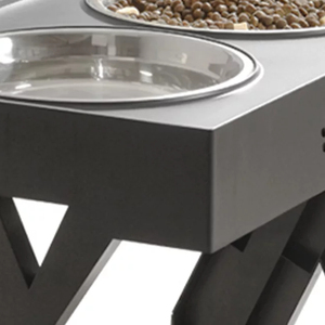 Latest 2024 Portable Travel-Friendly Metal Pet Bowls & Feeders <b>Light</b> Weighted Double Metal Pet Bowls Manufacturer From India - Product Image 2