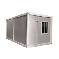 Maison de conteneur de vie modulaire amovible portable de haute qualité de 20 pieds et 40 pieds pour la construction
