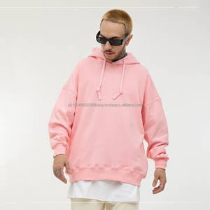 Sudadera con Capucha para Hombre, Estilo Vintage, Lavado Ácido, Decoloración al Sol, 360g, Hombros Caídos - Product Image 1