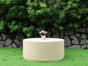 Muebles para el hogar, fabricante vietnamita, mesa de té de hormigón moderna para patio y jardín, mesa de comedor, sillas - Product Image 6