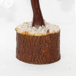 Figurine d'arbre Gomti Chakra fabriquée à la main parfaite pour le décor spirituel Feng Shui naturel Inde Gomti Chakra arbre positivité parfaite - Product Image 4