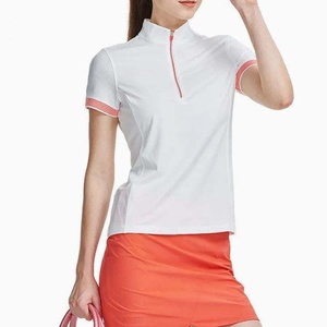 Fabricant professionnel de haute qualité pull zippé Golf femmes Polo respirant haute qualité été Polo RRI-PS-02 - Product Image 1