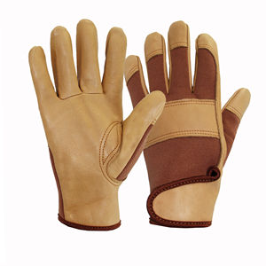 Mens <b>Leather</b> <b>Gardening</b> <b>Glove</b> Soft Cowhide Work <b>Gloves</b> Water Resistant <b>Leather</b> Comfortable Garden <b>Gloves</b> - Product Image 3