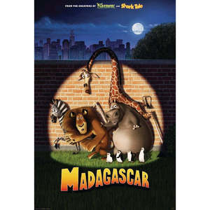 Madagascar Postcard A5 Size Digital Printed Music Style Card with Christmas Lights Paper Material <b>A4</b> Christmas Occasion - Product Image 1
