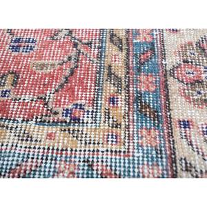 Alfombra de Lana Anudada a Mano de Gran Tamaño, Estilo Vintage, Pae-2893, Patrón Floral Rojo Naranja, para Sala de Estar, Pasillo, Rectangular, para Adolescentes - Product Image 3