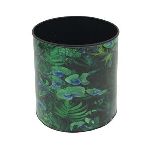 Ensemble de 3 jardinières en métal de taille moyenne au design moderne, finition émaillée, écologiques, durables, décoration de table de salon - Product Image 4