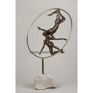 Fantaisie Look Décoratif Sculpture De Table Décor À La Maison Accent Et Autre Conception D'objet Argent Brillant Polonais Bureau Fourniture De Bureau - Product Image 4