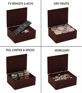 Caja de Joyería de Madera Hecha a Mano con Diseño Único para Almacenamiento de Lujo en el Hogar, Personalizable - Product Image 5