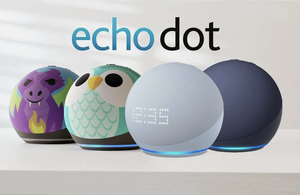 Echo Dot 5th Gen Smart Music Alexa <b>Speaker</b> Black Model 001 with Cord for V5.0 IPX7 Waterproof Display Screen - Product Image 3