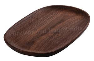 Plateau de meilleure qualité en bois de forme irrégulière fait à la main, plateau en bois écologique, fabricant d'assiettes alimentaires, fournisseur en gros - Product Image 6