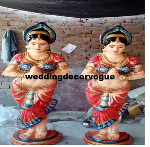 Elegante estatua de León de fibra de vidrio antigua para boda Entrada de bienvenida y decoración de eventos indios Decoraciones de boda de León de fibra - Product Image 4