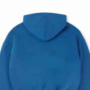Uniforme de basket-ball pour hommes, sweat à capuche d'hiver imprimé solide avec fermeture éclair et impression numérique, coupe ample, techniques lavées, col confortable - Product Image 5